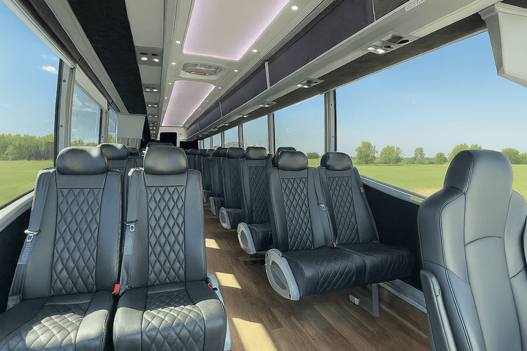 coach bus in Frederick